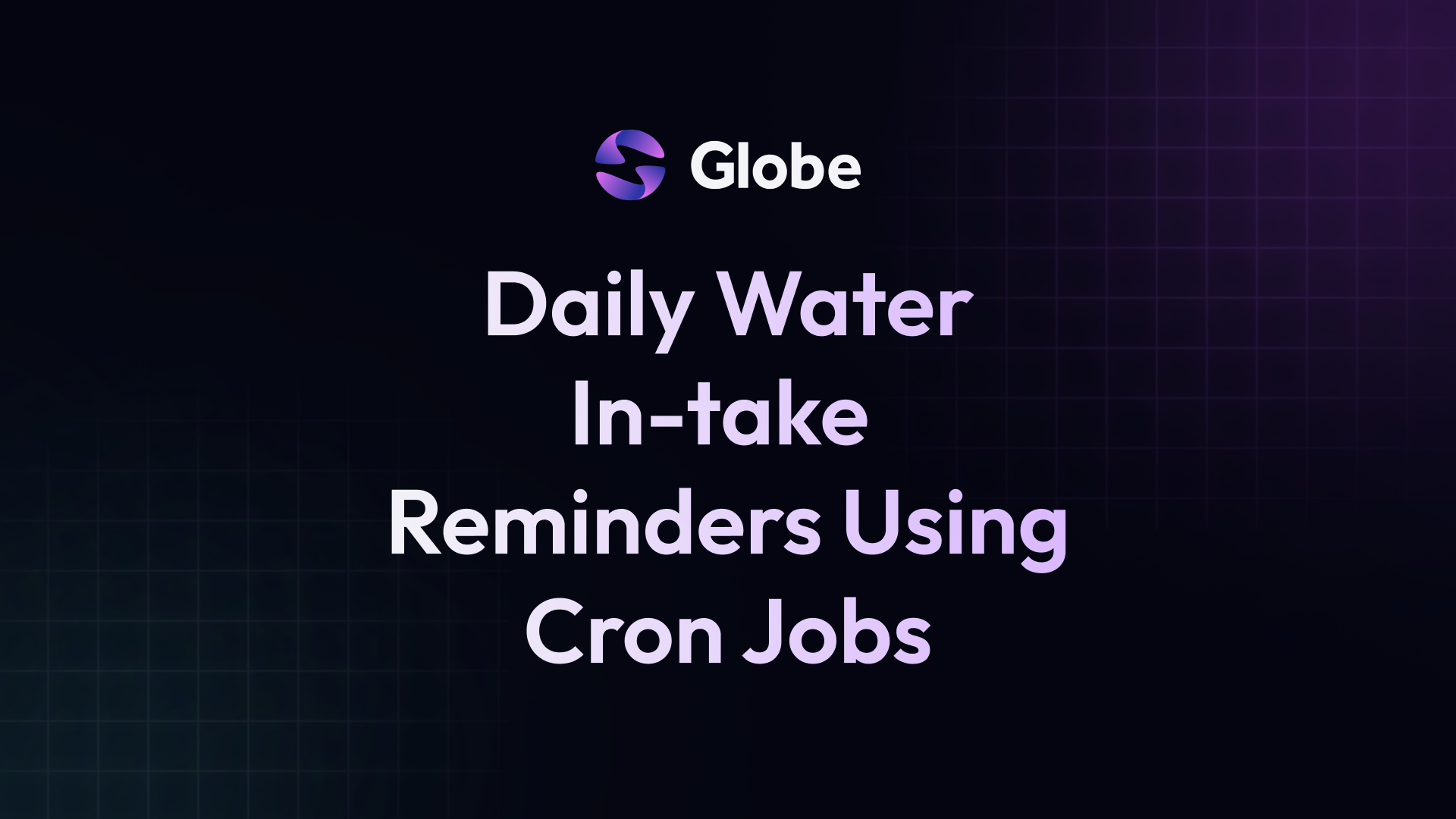 Daily Water Intake Reminders Using Cron Jobs